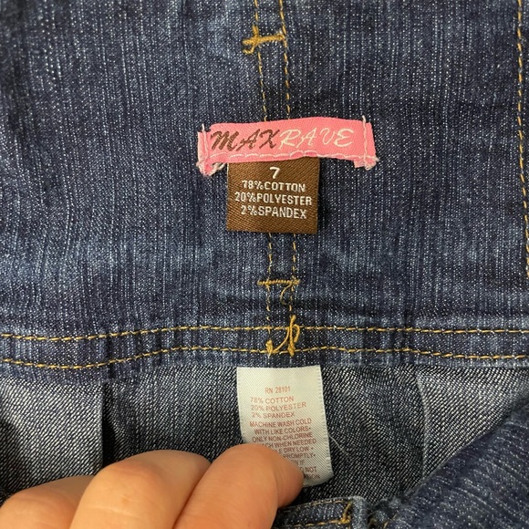 Brand New: Denim Pleated Skirt (Size 7) - Picture 2 of 2